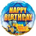 Loftus International 18 in. Birthday Construction Zone Party Balloon Q3-6487